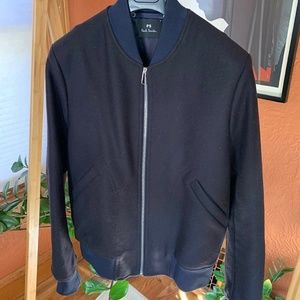 PS by Paul Smith Wool baseball/varsity jacket size M Black with Navy trim.